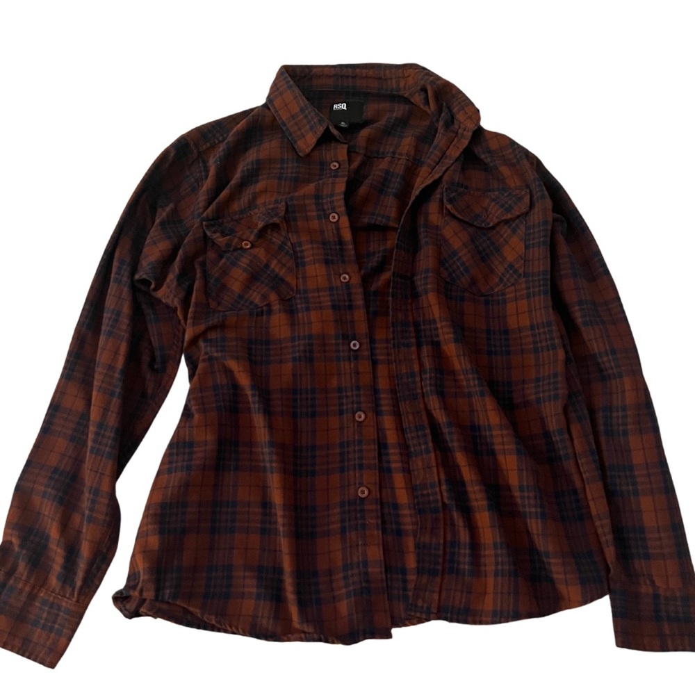 Brown plaid Flannel